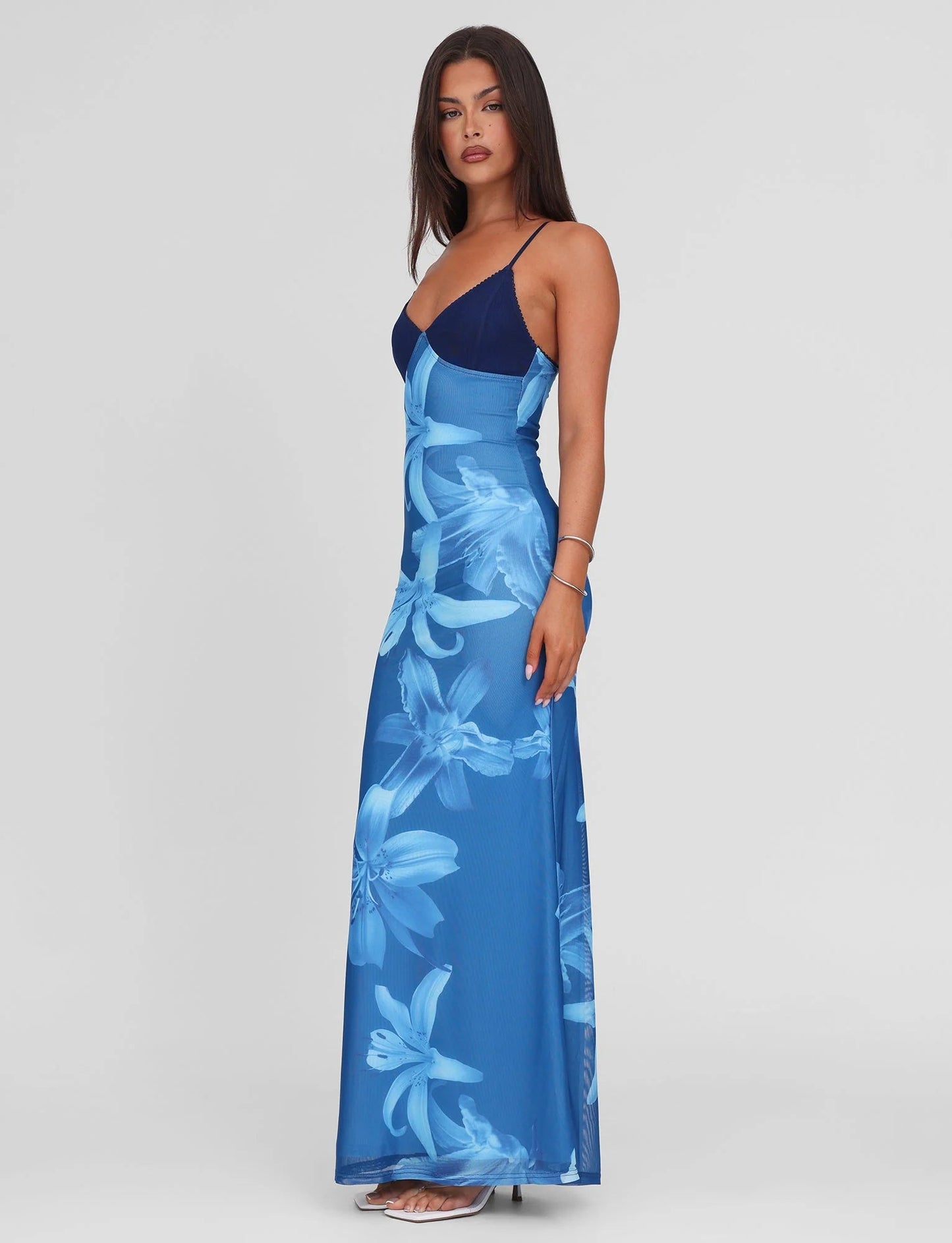 Alaina Ärmelloses Midikleid