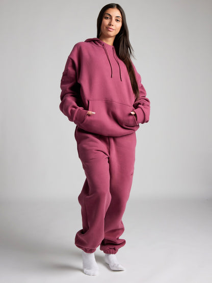 Gemütlicher Reise-Hoodie mit Flugmodus-Grafik