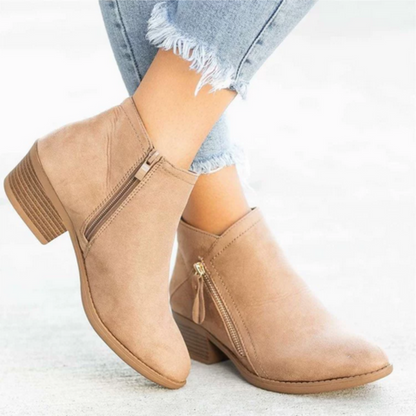 Schicke Leder-Stiefeletten für den Alltagstijl
