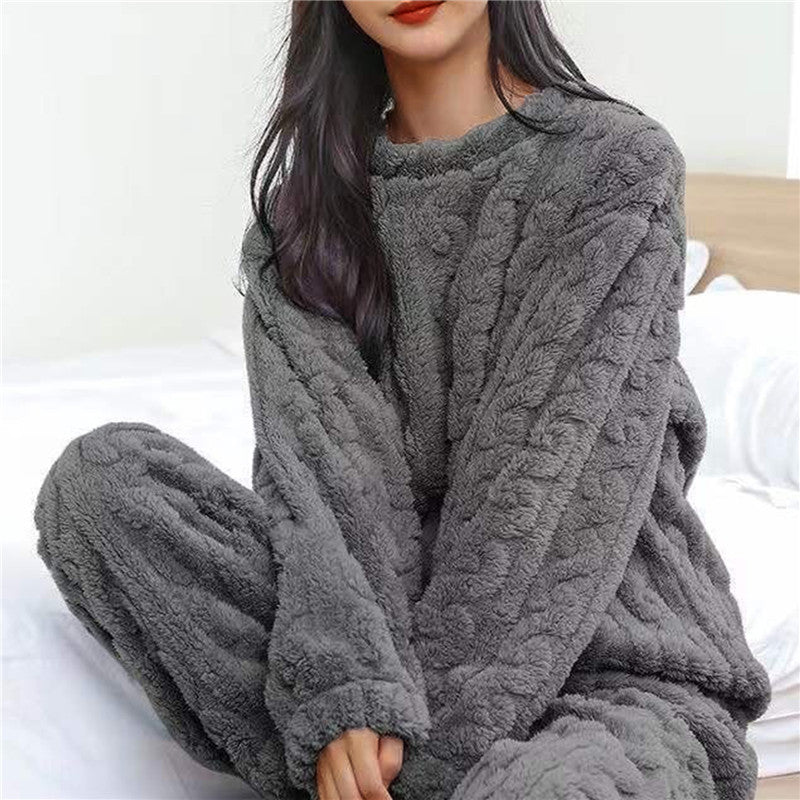 Gemütlicher Fleece-Schlafanzug für Damen