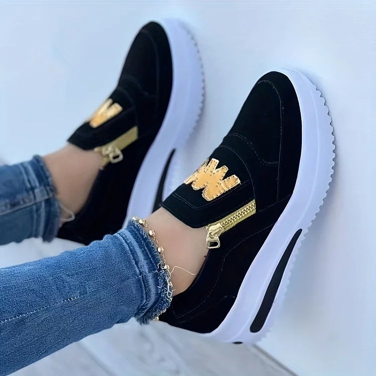 Bequeme orthopädische Plateauschlupfschuhe für Damen
