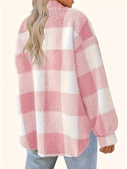 Gemütliche locker sitzende weiche Hemdjacke