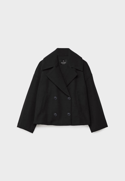 Schicke doppelt geknöpfte kurze Jacke