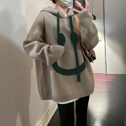 Gemütlicher übergroßer Kapuzenpullover