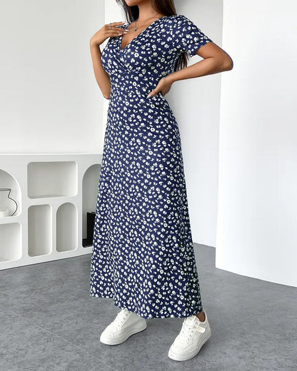 Elegantes bedrucktes Bodycon-Kleid