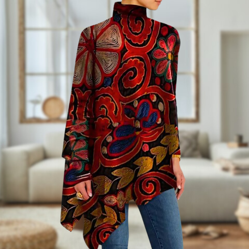 Darlene® | Eleganter gemusterter Pullover im Vintage-Stil