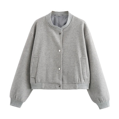 Damen Herbst Street Flight Jacke