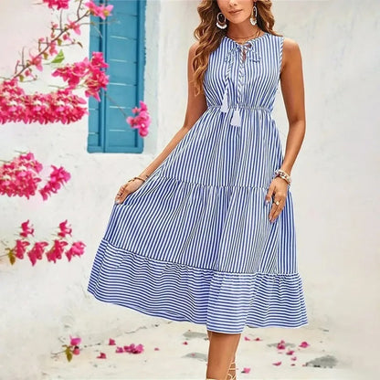 Luisa® | Luftiges Sommerkleid mit Streifenmuster