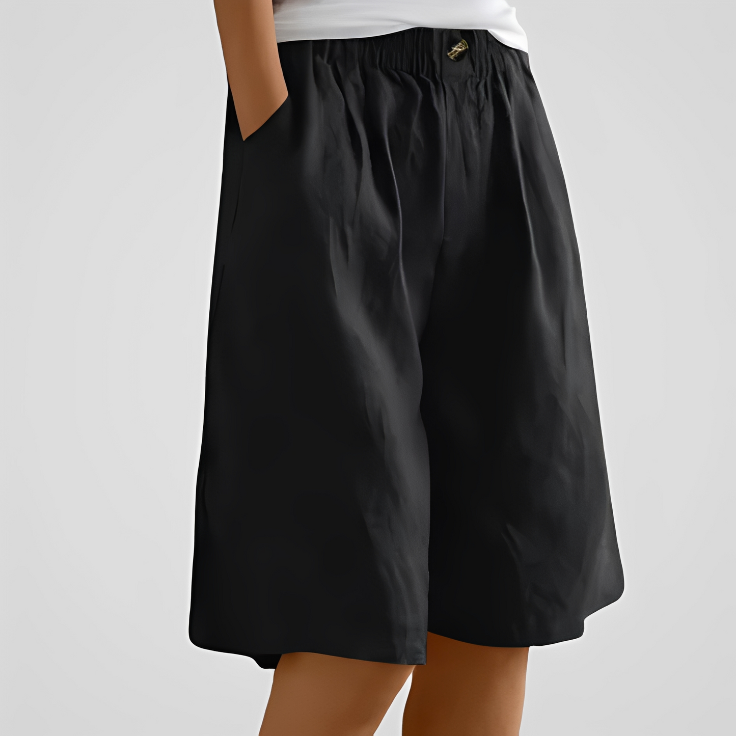 Damen Leichte Sommer Shorts Lockerer Sitz Bequemer Stil