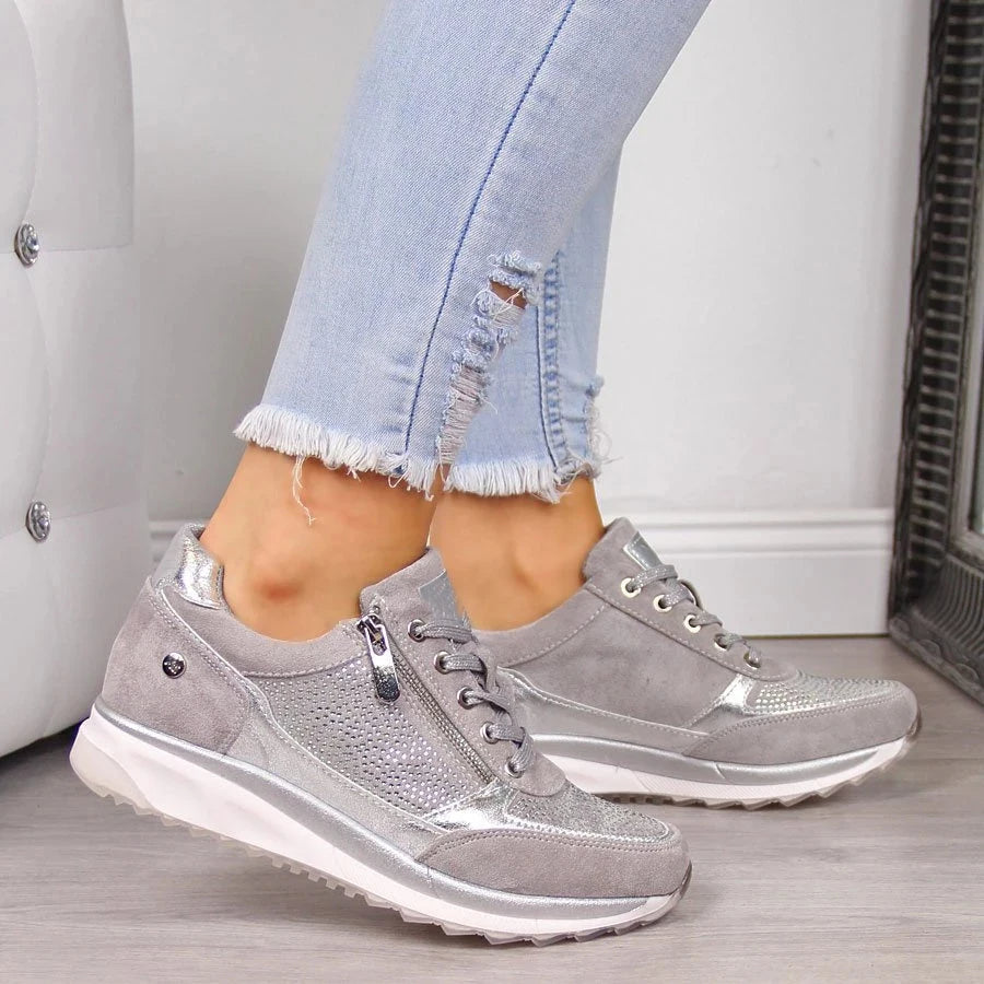 Bequeme Orthopädische Reißverschluss-Sneaker