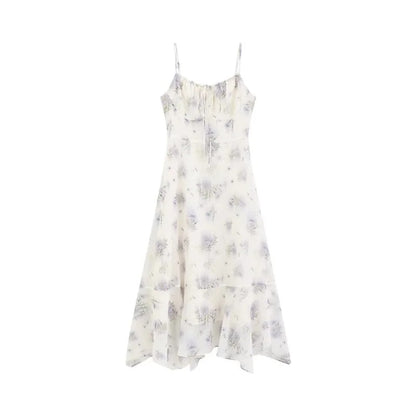 Liesel® | Fließendes Spaghettiträgerkleid mit Blumendruck