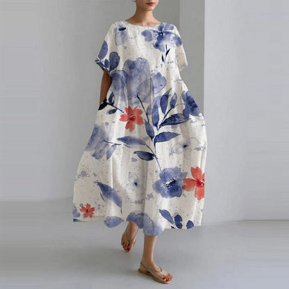 Pauline Laurent® | Hochwertiges Kleid mit Rundhalsausschnitt und modischer Passform