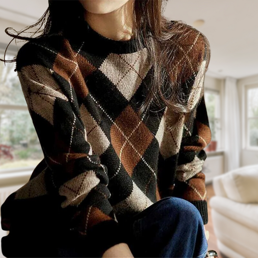 Erma® | Eleganter Pullover im Vintage-Stil