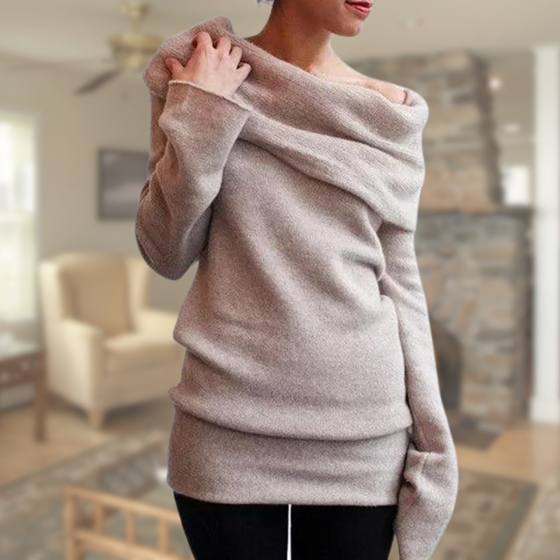 Chelsea® | Eleganter Pullover mit gestrickten Schultern