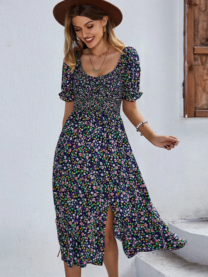 Océane Dubois® | Kleid mit floralem Muster
