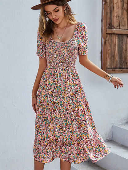 Océane Dubois® | Kleid mit floralem Muster