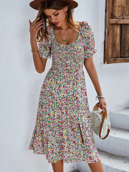Océane Dubois® | Kleid mit floralem Muster