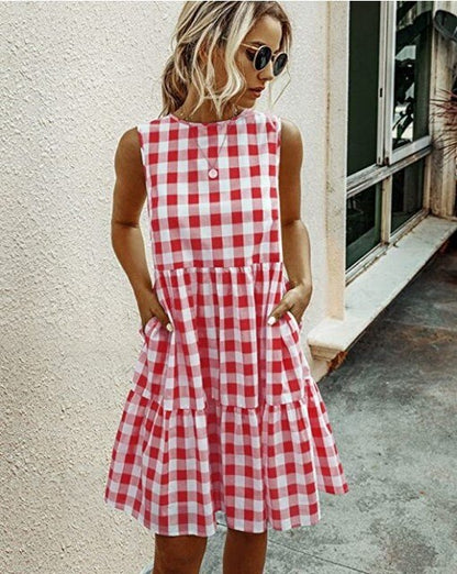 Amélie Moulin® | Kleid mit Rüschen in der Mitte