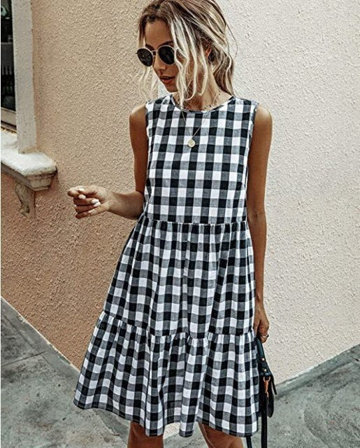 Amélie Moulin® | Kleid mit Rüschen in der Mitte
