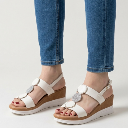 Stylische Keilabsatz-Sandale mit Komfort für Damen