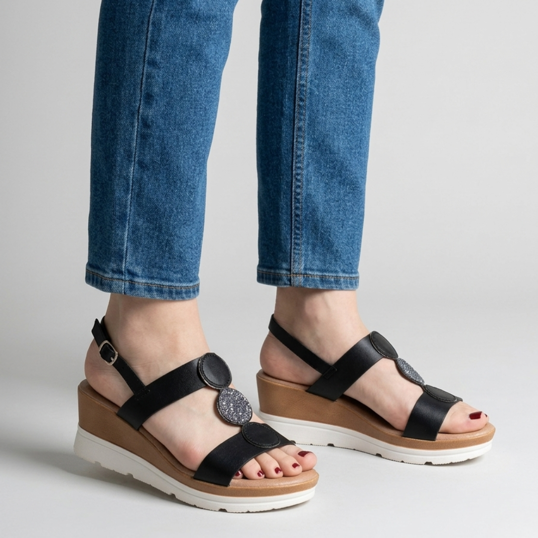 Stylische Keilabsatz-Sandale mit Komfort für Damen