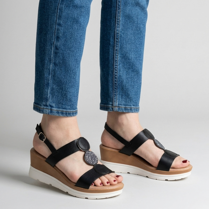 Stylische Keilabsatz-Sandale mit Komfort für Damen
