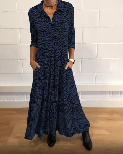 Elegantes Damenkleid mit Taschen