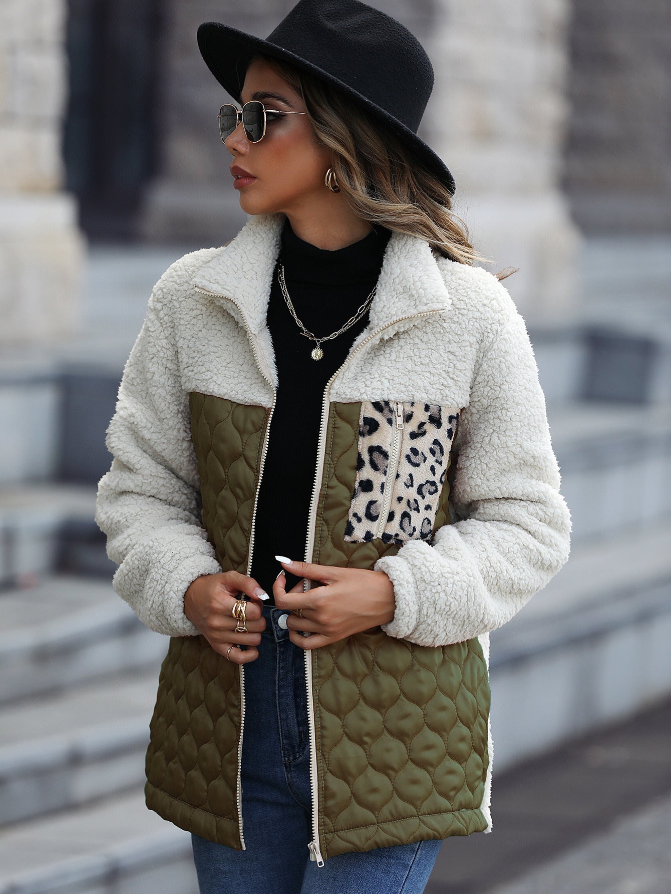 Ophelia® | Elegante Jacke mit Tierprint