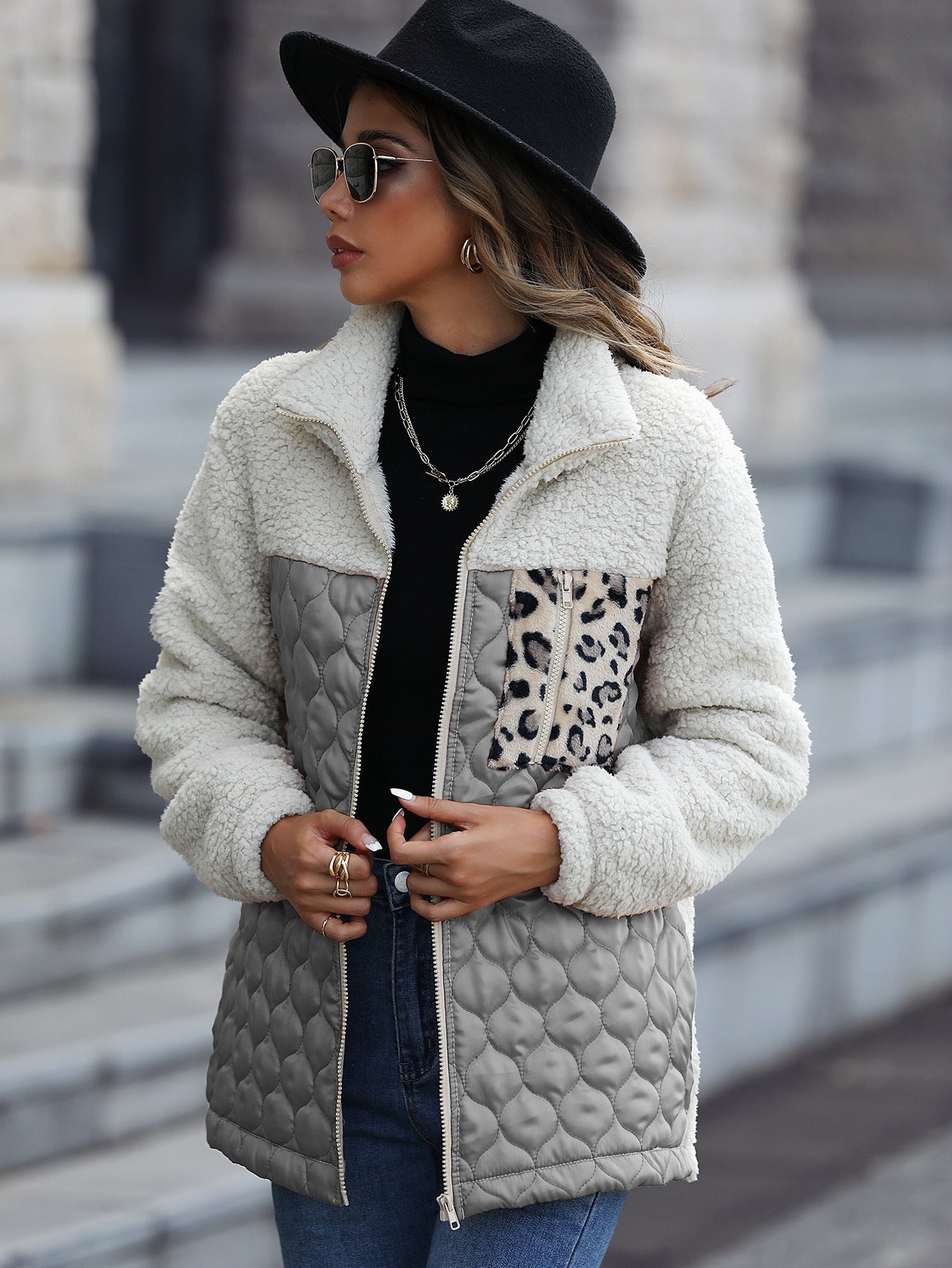 Ophelia® | Elegante Jacke mit Tierprint