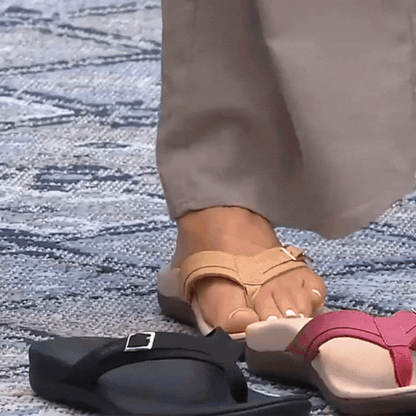 Orthopädische Damensandalen für Sommer Komfort und Unterstützung