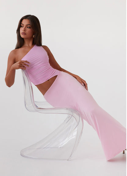 Elegantes Maxikleid für Damen mit One-Shoulder-Design, ideal für Hochzeiten