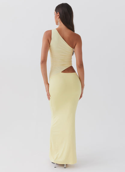 Elegantes Maxikleid für Damen mit One-Shoulder-Design, ideal für Hochzeiten
