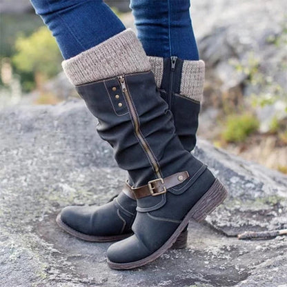 Yvette® | Orthopädische Stiefel mit flachem Absatz