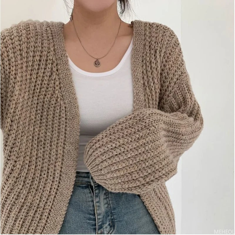 Jonas® | Übergroße Strickjacke aus grobem Strick