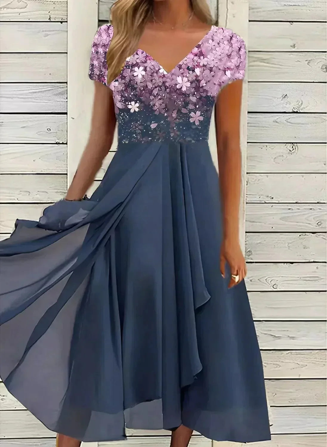 Riva Lefèvre® | Chiffon-Partykleid für Damen