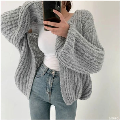 Jonas® | Übergroße Strickjacke aus grobem Strick