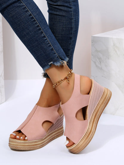 Damen Freizeit Sandalen mit Blockabsatz