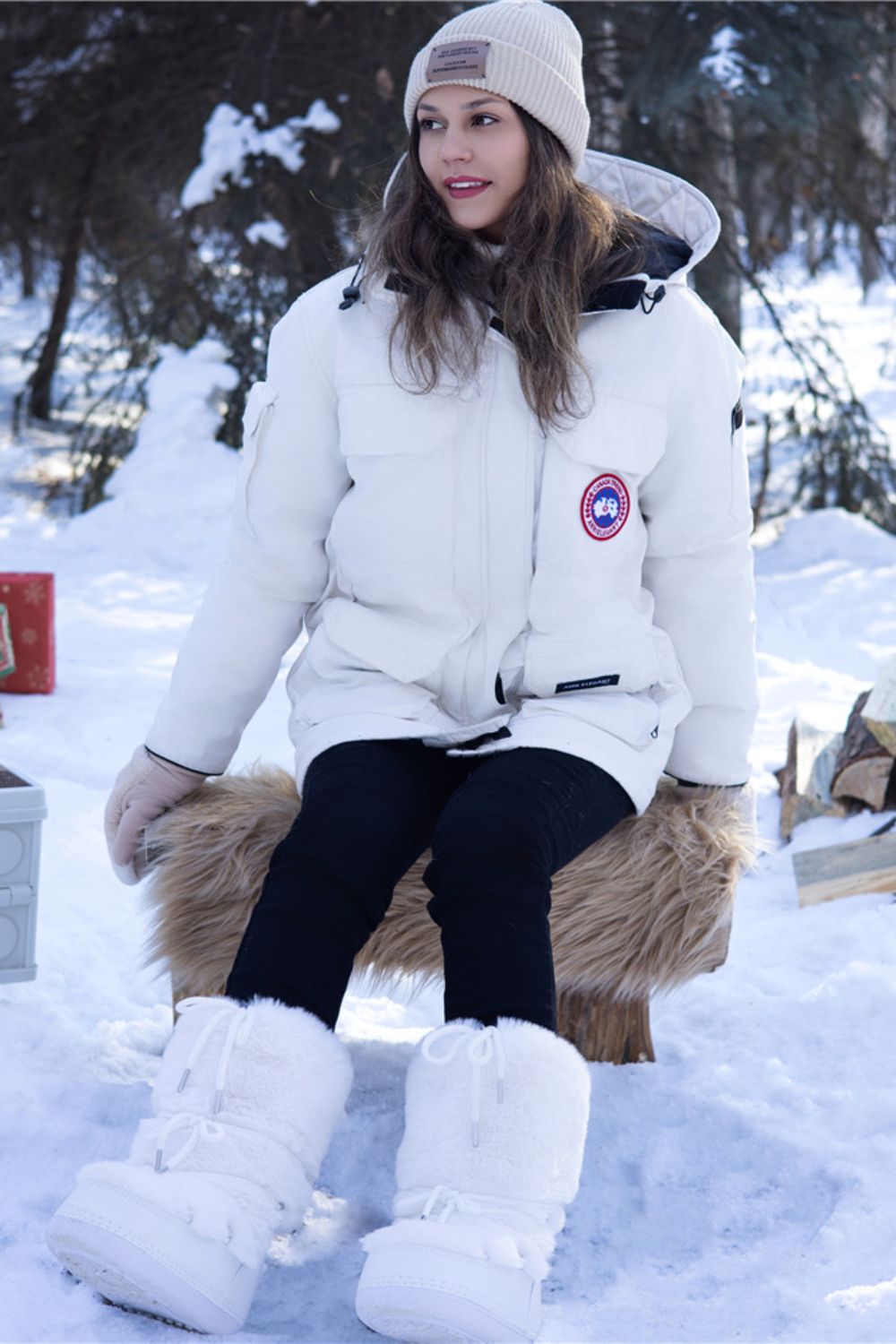 Gemütliche Kawaii Winter-Schneestiefel für Damen