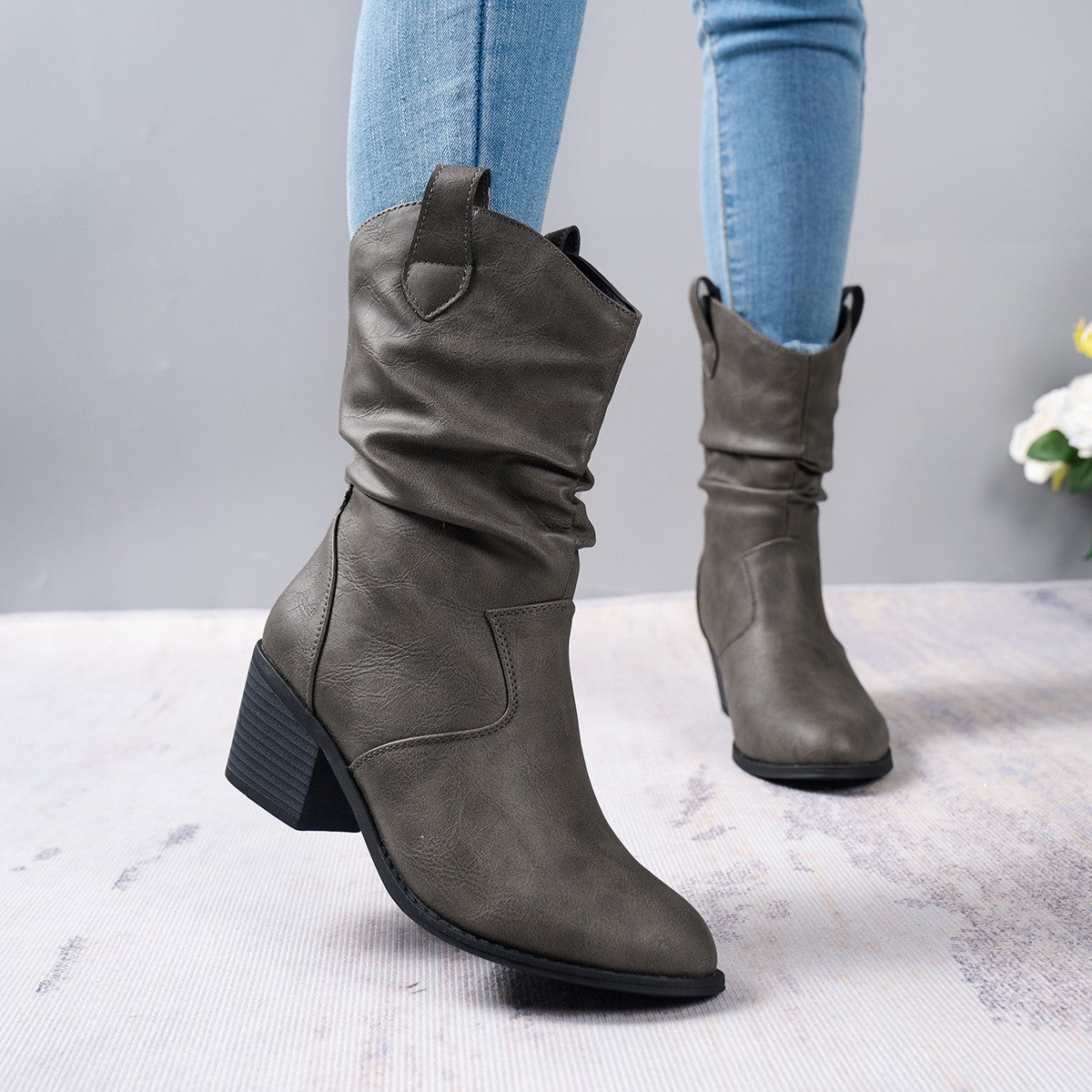 Antonia ® I Moderner Stiefel für Frauen mit Schnürung