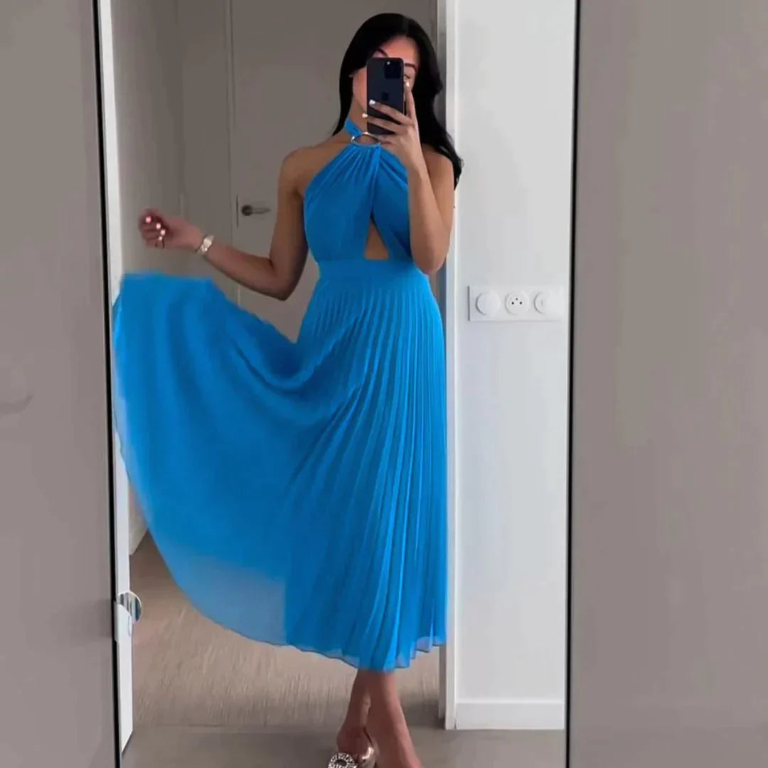 Riva Lefèvre® | Schickes blaues Kleid