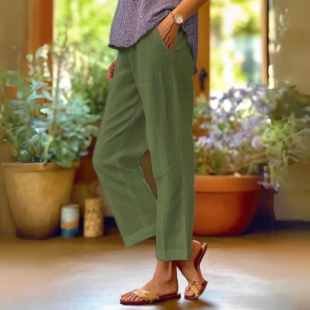 Gretchen® | Elegante Damen-Baumwollhose