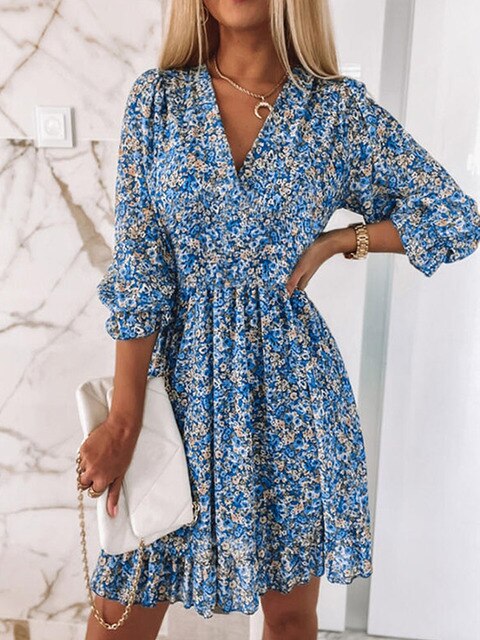 Riva Lefèvre® | Blumenmuster Minikleid
