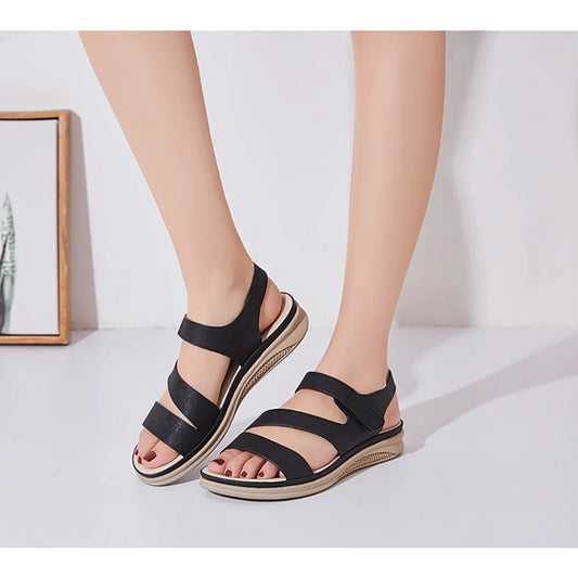 Lena® | Bequeme, leichte Sandalen mit runder Spitze