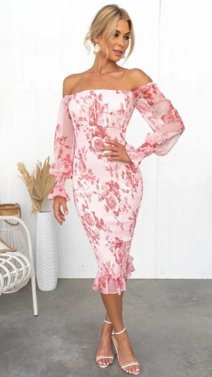 Luxuriöses Midikleid für Damen