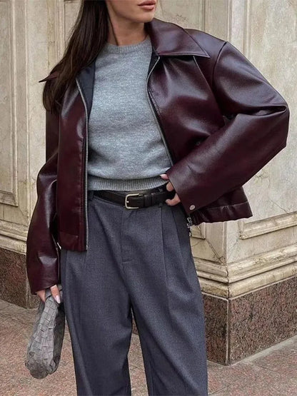 Emily® I Vintage-Lederjacke