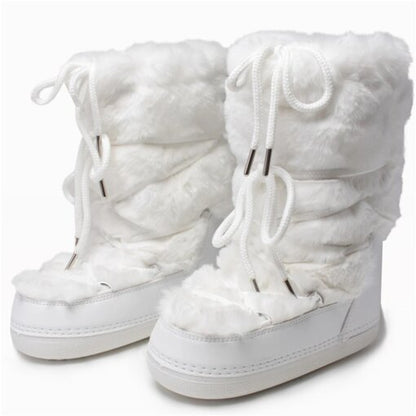 Gemütliche Kawaii Winter-Schneestiefel für Damen