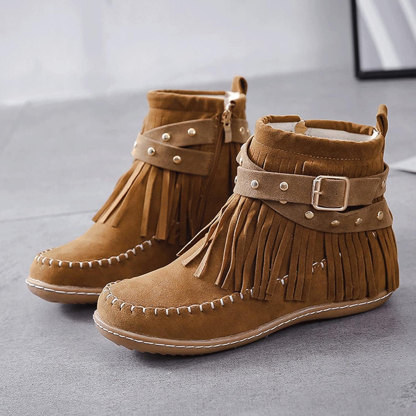 Gefütterter Damen-Knöchelstiefel