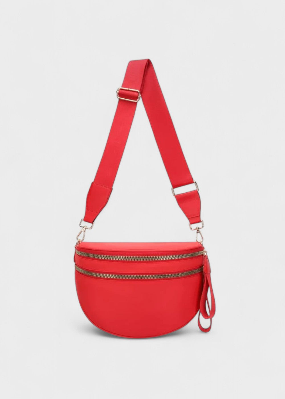 Elegante Leder-Bauchtasche für freihändigen Stil