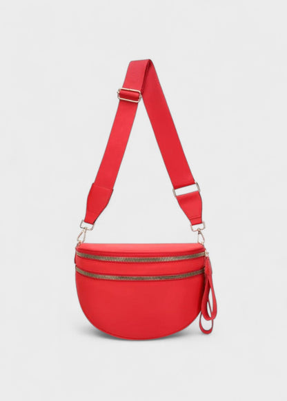 Elegante Leder-Bauchtasche für freihändigen Stil