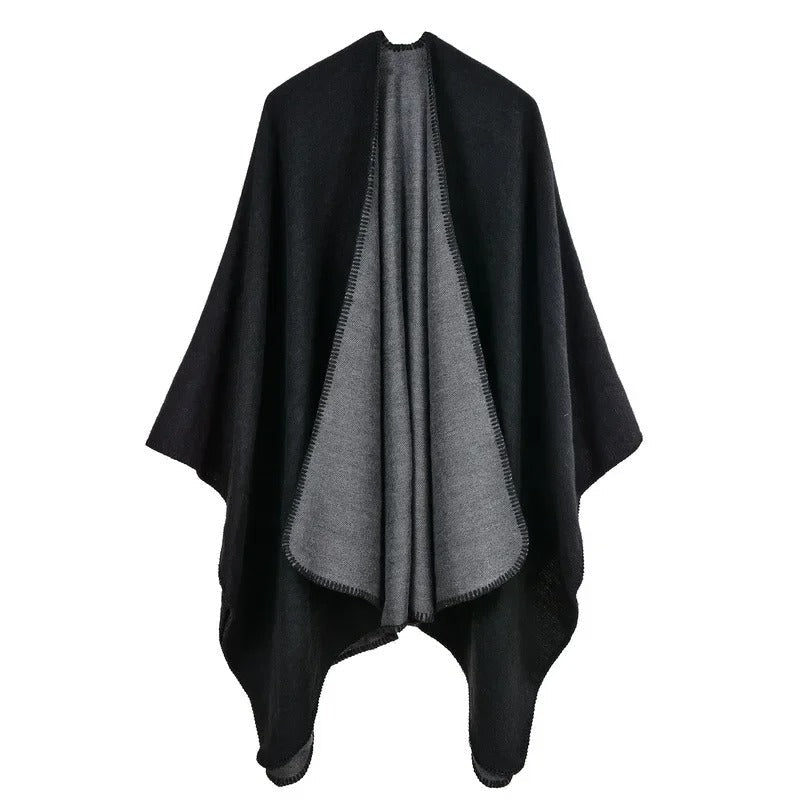 Felix® | Warmer Poncho mit fließendem Schnitt